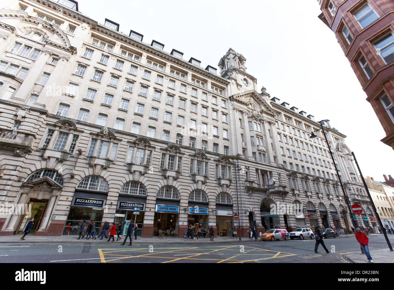 St James`s Buildings in Oxford Street Manchester UK Stock Photo